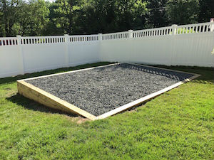 Gravel base option Gravel base option